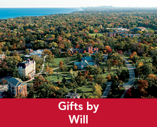 A view of campus. Links to Gifts by Will 