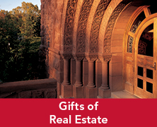 A side of a building. Links to Gifts of Real Estate