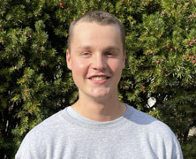 Mark Bogley '22. Link to his story